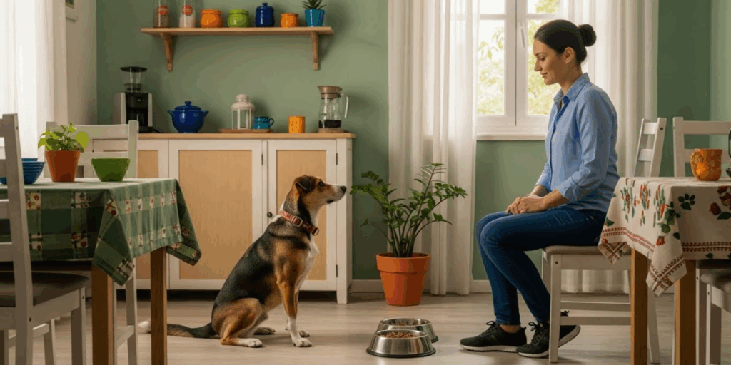 Teach Your Dog to Wait Patiently Before Eating