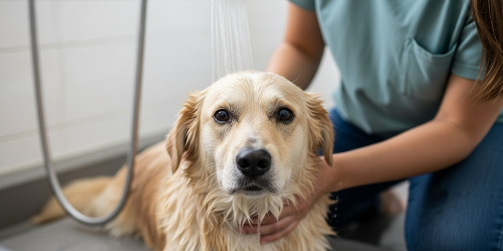 Why Bathing Your Dog at Home Matters